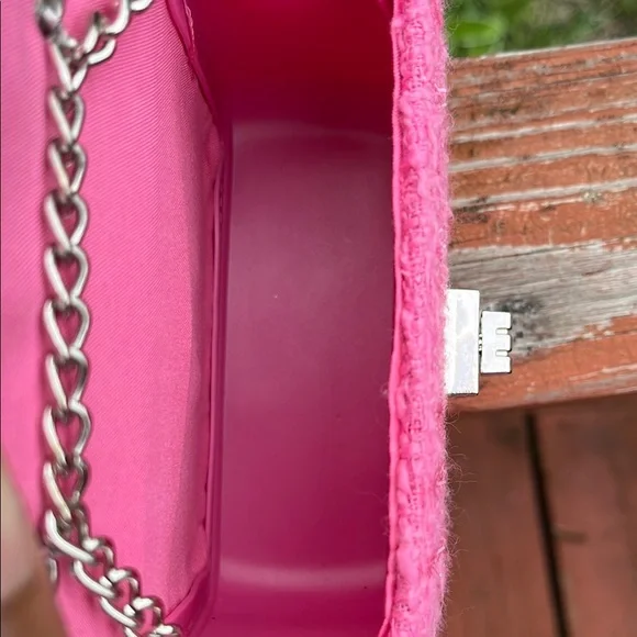 Barbie Pink Tweed Mini Bag - Picture 3 of 5